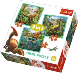 puzzle-trefl-3w1-dinozaury-106-elementow