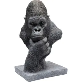 figurka-dekoracyjna-thinking-gorilla-head-29x49-cm-czarna-reczna-robota