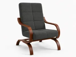 fotel-relaxo-wypoczynkowy-salon-drewno-orzech-material-czarny