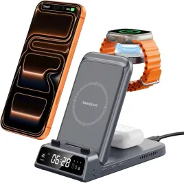 swanscout-ladowarka-indukcyjna-10w-iphone-watch-airpods-lampka-zegar-3w1