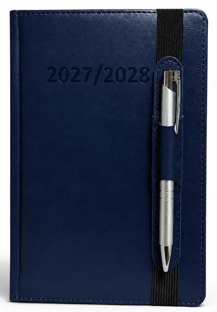 Kalendarz 2027 / 2028 Książkowy Tygodniowy A5 Dwuletni Sobot i Niedz Osobno