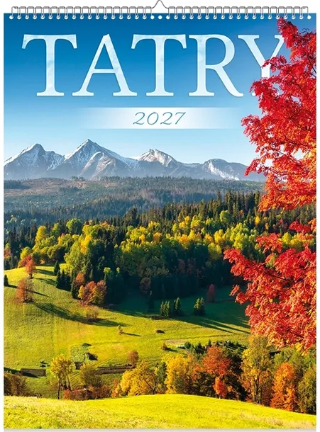 Kalendarz Ścienny 2027 Krajobrazy Tatry Góry Widoki Malownicze 12 kart