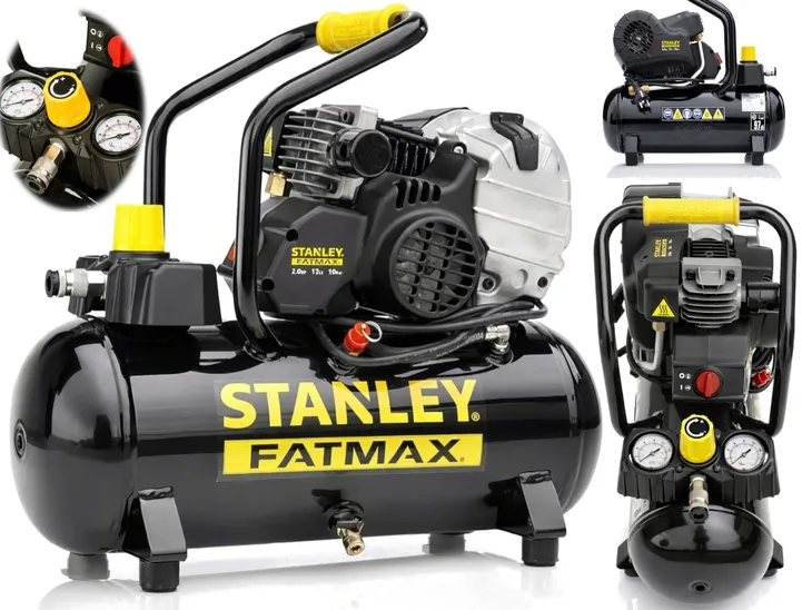 STANLEY FATMAX KOMPRESOR OLEJOWY HYBRYDOWY SPRĘŻARKA 12L 10bar pompa FUTURA