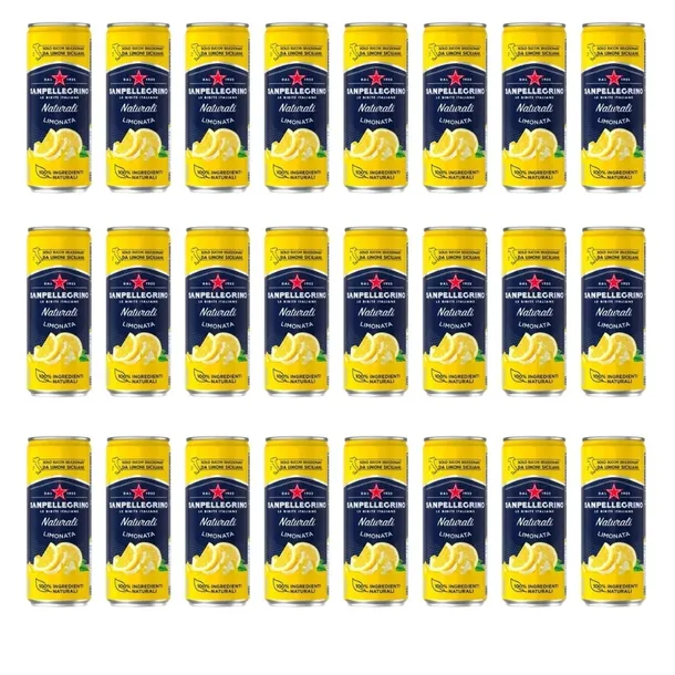 San Pellegrino lemoniada cytrynowa napój gazowany Limonata 330ml puszka