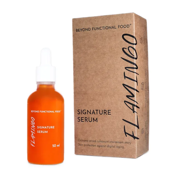Antyoksydacyjne serum do twarzy anti aging Signature Flamingo 50 ml