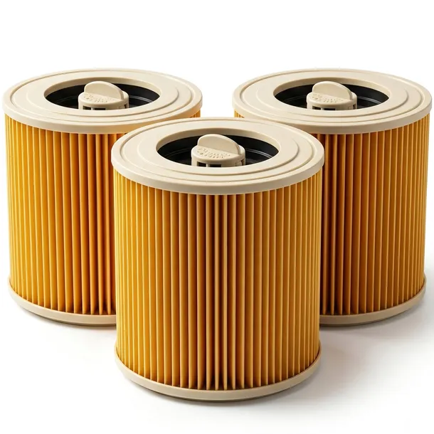 3x FILTR DO ODKURZACZA KARCHER WD3 WD2 SE4001 MV3 ZESTAW FILTRY POWIETRZA
