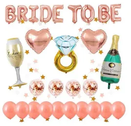 zestawbalonow-partydeco-bridetobe-rozowe-zloto-14-balonow-lateksowych