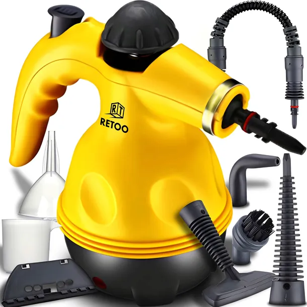 PAROWNICA MYJKA PAROWA MOCNA 1000W CIŚNIENIOWY CZYŚCIK MOCNY + AKCESORIA