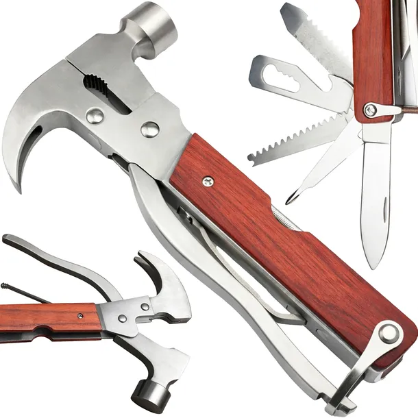 MULTITOOL SURVIVALOWY NARZĘDZIE WIELOFUNKCYJNE ZESTAW STAL NIERDZEWNA XL