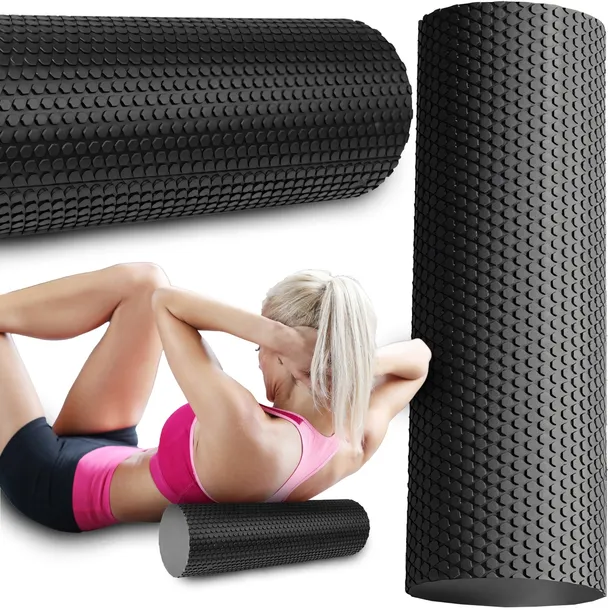 ROLLER DO MASAŻU ĆWICZEŃ ROLER CROSSFIT DUŻY 45,5x15,5CM WAŁEK PIANKOWY EVA