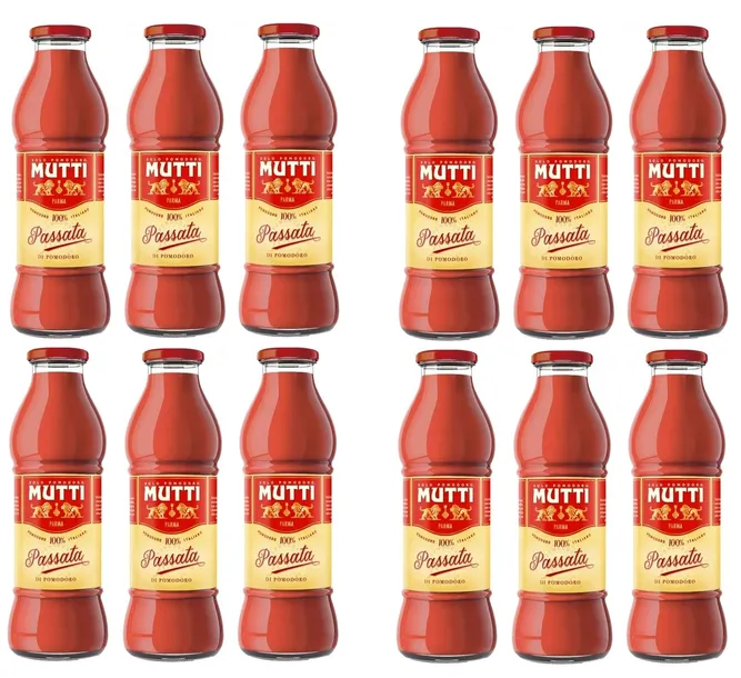 Passata Mutti duża ta na włoski rynek bez polskich napisów pomidorowa