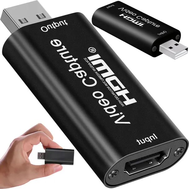 KARTA PRZECHWYTYWANIA WIDEO GRABBER HDMI - USB ORG VIDEO DO 4K PRZEJŚCIÓWKA