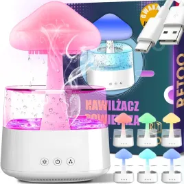 nawilzacz-powietrza-dyfuzor-aromaterapia-lampka-led-chmurka-grzybek-deszcz