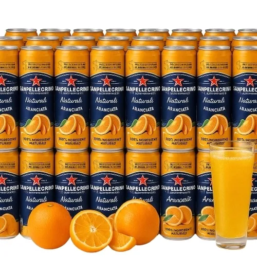 Sanpellegrino l'Aranciata puszka 330 ml napój gazowany zgrzewka bez kaucji