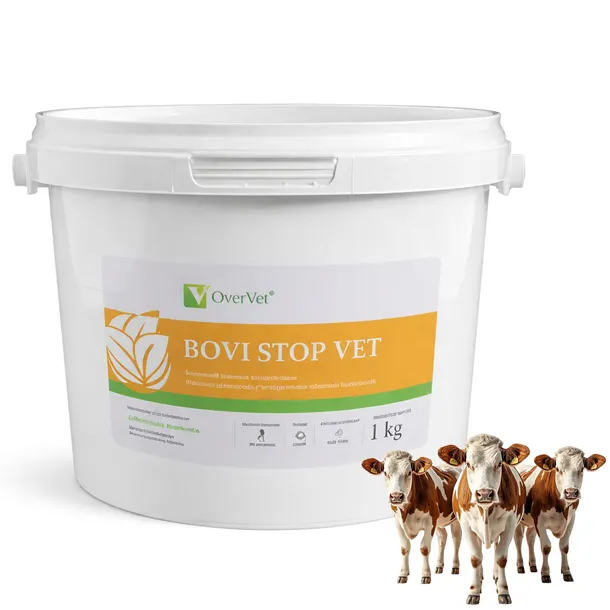 OVER VET BOVI STOP VET 1kg - Ziołowy produkt optymalizujący trawienie bydła