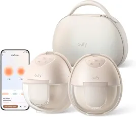 laktator-elektryczny-eufy-s1-pro-podgrzewany-sieciowy-bezowy