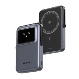 powerbank-10000-mah-ugreen-uno-pb764-qi2-15w-szary