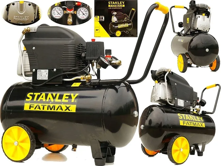 STANLEY FATMAX KOMPRESOR OLEJOWY SPRĘŻARKA powietrza 50L 8bar 2KM