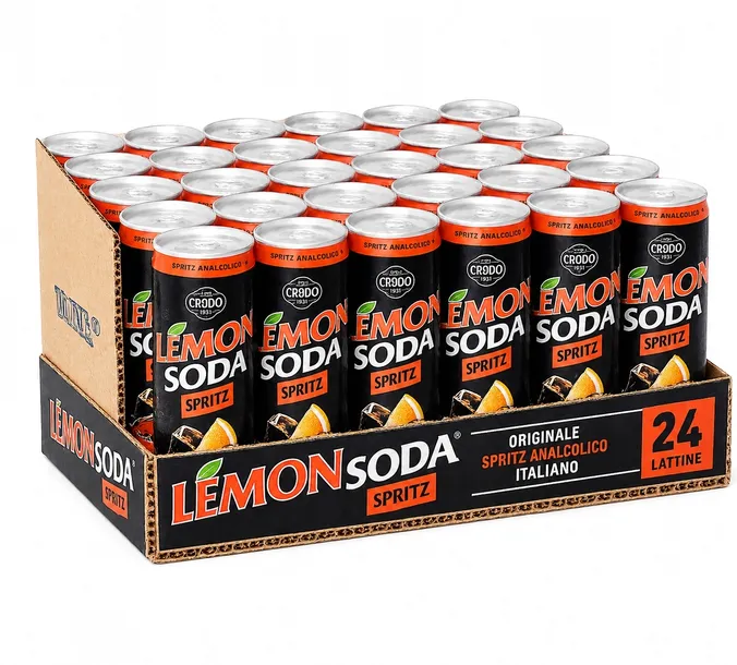 Napój gazowany Lemon Soda Spritz 330ml gorzki bez alkoholu smak aperol