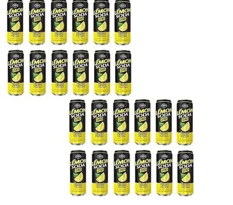 Lemon Soda La zero bez cukru 330 ml Crodo zgrzewka bez kaucji