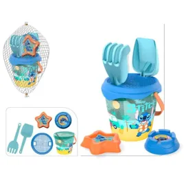 zestaw-do-piasku-dla-dzieci-disney-stitch-wiaderko-lopatka-grabki-7-elem