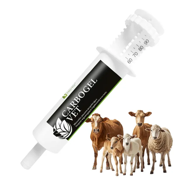 OVER VET CarboGel Vet 100ml - absorbujący toksyny i stabilizujący trawienie