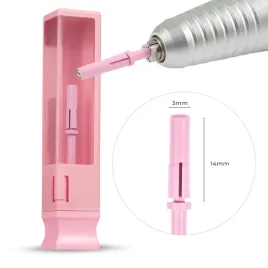 saute-nails-frez-nosnik-na-opaski-scierne-mandrel-rozowy-do-frezarki-mini