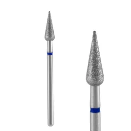 staleks-frez-diamentowy-do-skorek-stozek-gruszka-4mm-fa100b040-12-niebieski