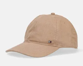 tommy-hilfiger-czapka-meska-z-daszkiem-bezowa