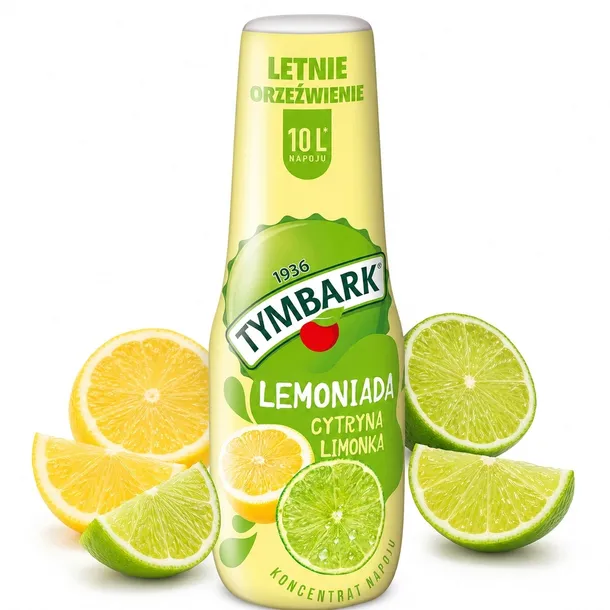 Syrop koncentrat saturatora wody napój Tymbark cytryna limonka 500ml soda