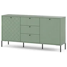 komoda-z-szufladami-ryflowana-150-cm-zielona-szafka-do-salonu-sypialni