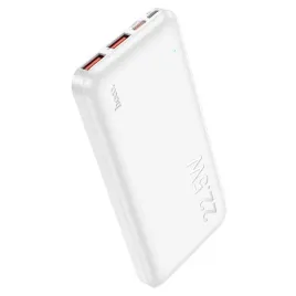 hoco-powerbank-10000-mah-pd-qc-3a-225w-j101-bialy