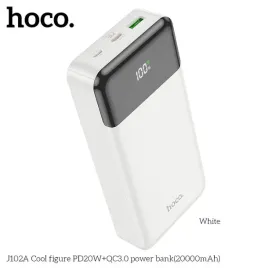 hoco-powerbank-20000-mah-pd-qc3-0-3a-20w-j102a-bialy