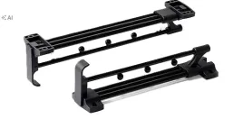 2x-drazek-do-szafy-25-42-cm-regulowany-wieszak-czarny