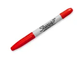 marker-permanentny-sharpie-twin-tip-czerwony-dwustronny