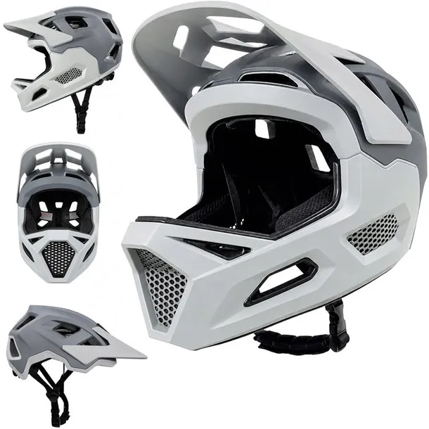 Kask rowerowy FULLFACE PREDATOR ro.M (55-58cm) 3w1