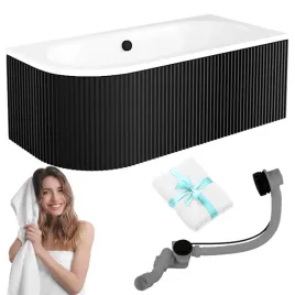 wanna-prostokatna-z-czarna-ryflowana-obudowa-besco-avita-180x80-prawa-syfon