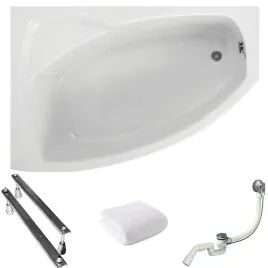 wanna-narozna-frida-150x90-lewa-polimat-gratis-syfon-chrom-nogi-recznik