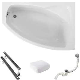 wanna-narozna-frida-150x90-prawa-polimat-gratis-syfon-chrom-nogi-recznik