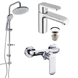 bateria-prysznicowa-umywalkowa-chrom-deszczownica