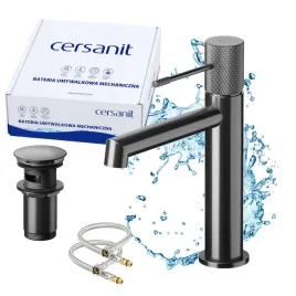 bateria-lazienkowa-zen-by-cersanit-czarny-gun-metal-z-korkiem-click-clack