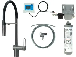 deante-bateria-kuchenna-titanium-z-filtrem-i-elastyczna-wylewka