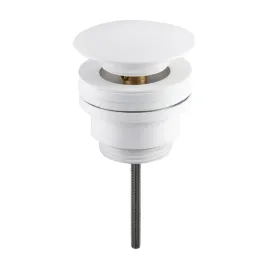 korek-klik-klak-do-umywalki-mosiezny-bialy-uniwersalny-o66mm