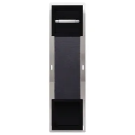 wall-box-paper-2-czarny-uchwyt-na-papier-z-schowkiem-stal-nierdzewna