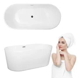 wanna-wolnostojaca-akrylowa-nora-157-cm-z-korkiem-syfonem-nowoczesny-design
