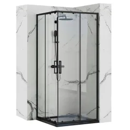 kabina-prysznicowa-80x80cm-czarna-kwadratowa-drzwi-punto-black-bez-brodzika