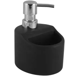 ceramiczny-dozownik-yogo-330ml-czarne-chrom-gladka-powierzchnia