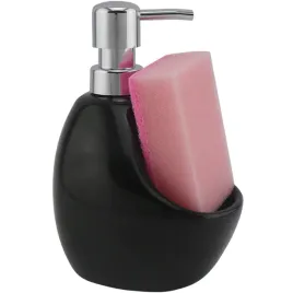 mini-dozownik-ceramiczny-470ml-czarne-chrom-elegancki-i-funkcjonalny