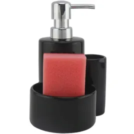 lupo-dozownik-ceramiczny-czarny-320ml-chromowana-pompka-blyszczacy