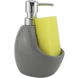 ceramiczny-dozownik-mini-szary-chrom-470-ml-praktyczny-organizer
